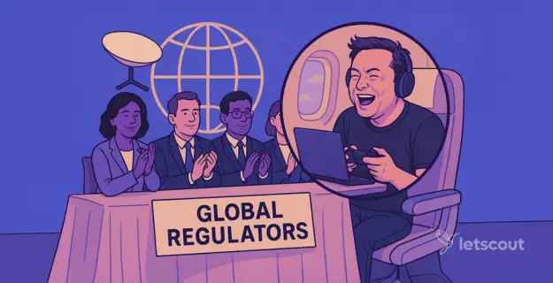 Global Regulators Approve Elon Musk’s Starlink Internet While He Gets Mocked Trying to Showcase Starlink’s  In-flight Gaming Performance