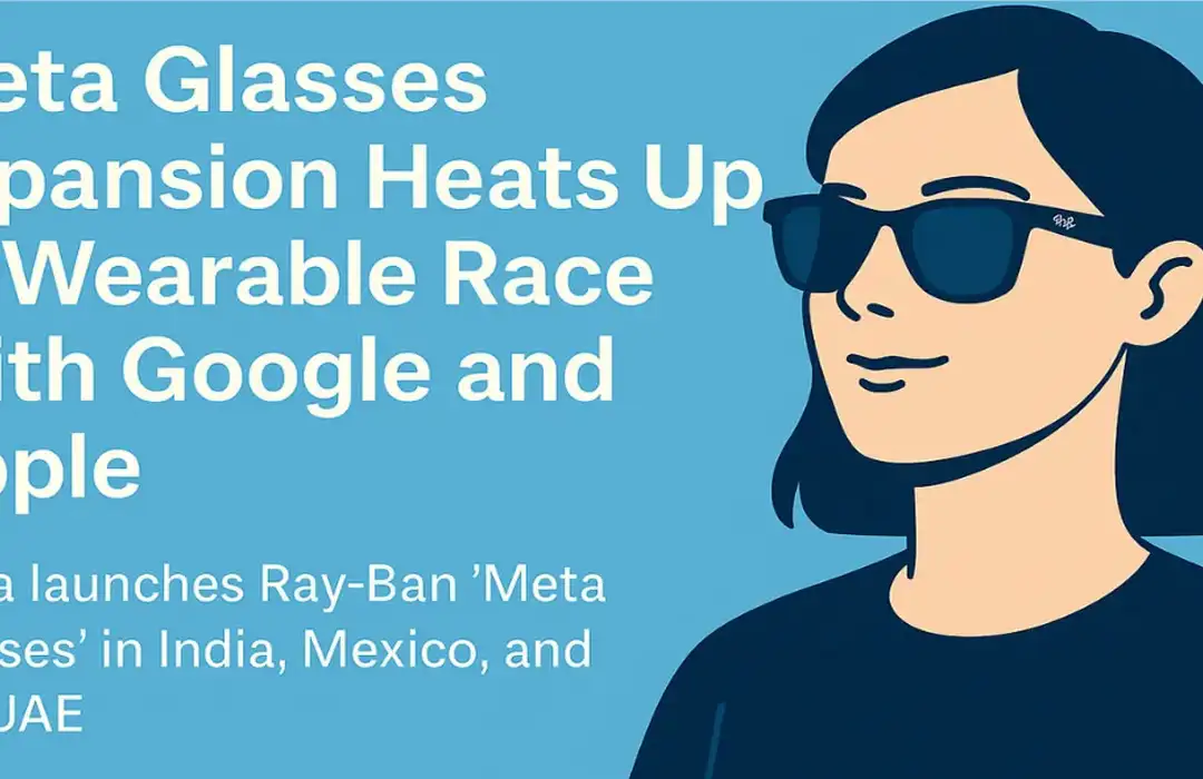 Meta Glasses Expansion Heats Up AI Wearable Race With Google and Apple