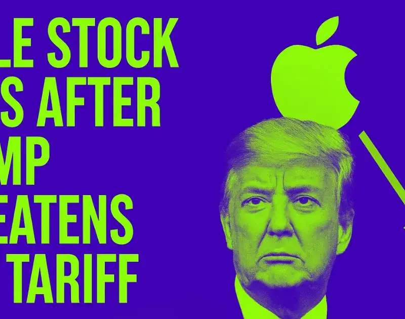 Apple Stock Falls After Trump Threatens 25% Tariff